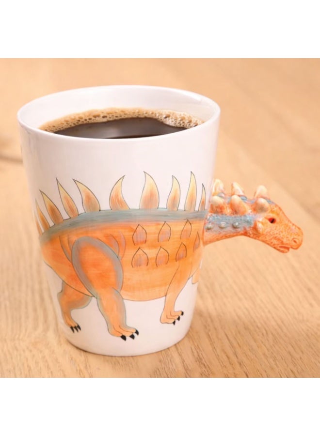 SOLARAE Jurassic Dino Mug Set – 3D Animal Handle Ceramic Coffee Cups | Fun Gift for Coffee Drinkers & Kids - Image 4